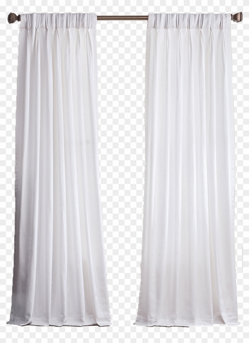 Ashton Pinch Pleat Room Darkening Window Curtain Panel - Ruffle Clipart