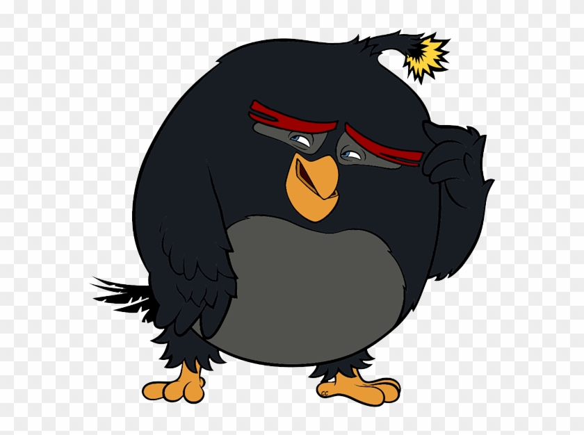 Angry Birds Cliparts - Bomb Angry Bird Chuck - Png Download