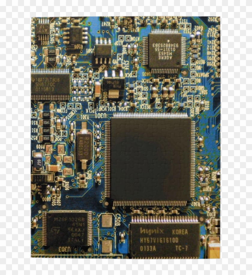 Computer Circuit Board Jigsaw Puzzles - Electronic Circuit Clipart #2558986
