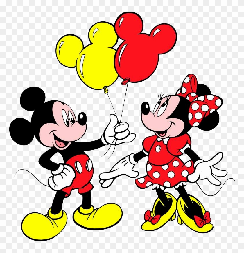 Cartoon Mickey And Minnie Mouse Clipart #2559030