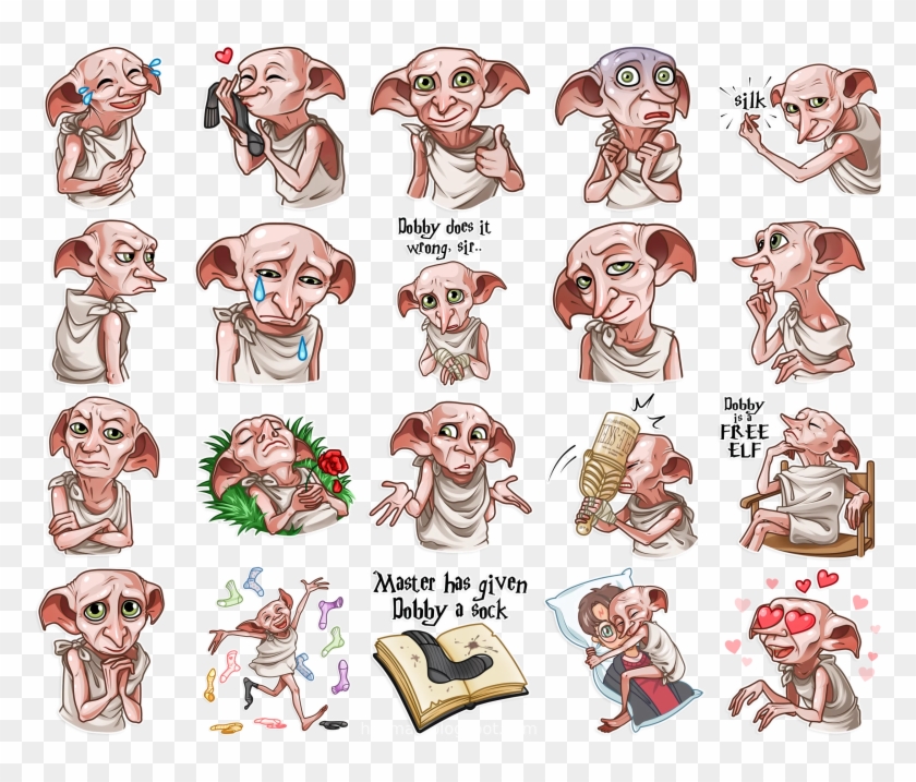 Comments - Dobby Sticker Whatsapp Clipart