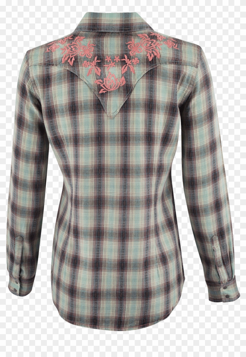 Ryan Michael Ombre Dobby Plaid Shirt - Shirt Clipart