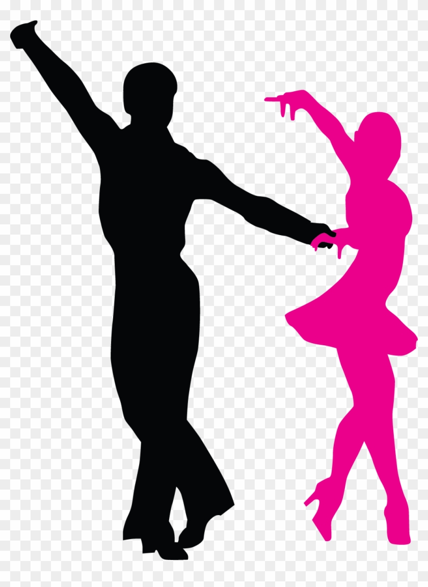 Cha Cha Dance Silhouette Clipart #2559482