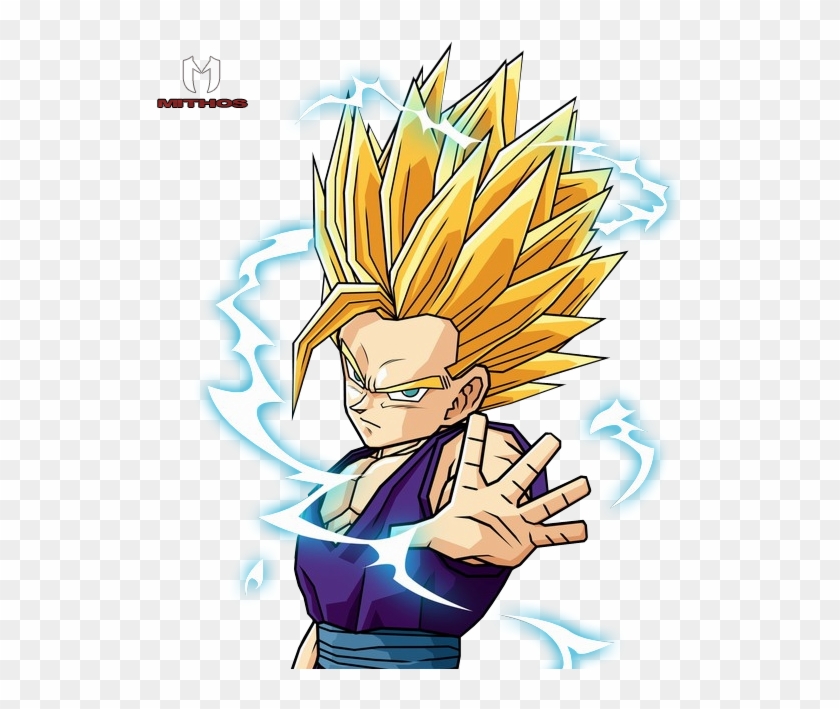 Cool Pics Of Gohan , Png Download - Super Saiyan Teen Gohan Clipart #2559525