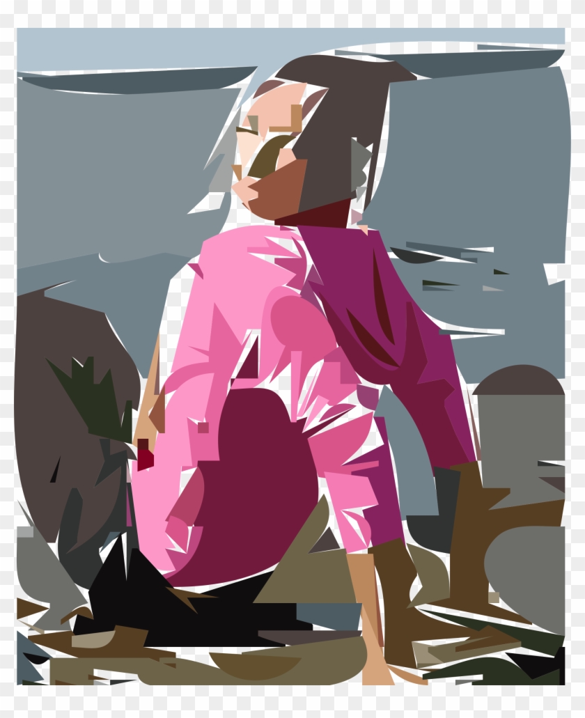 This Free Icons Png Design Of Lady Looking At Camera - Cartoon Clipart