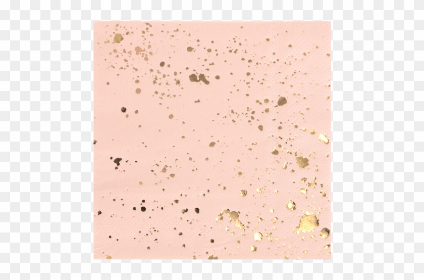 Blush And Gold Napkins - Servietten Rosa Gold Clipart