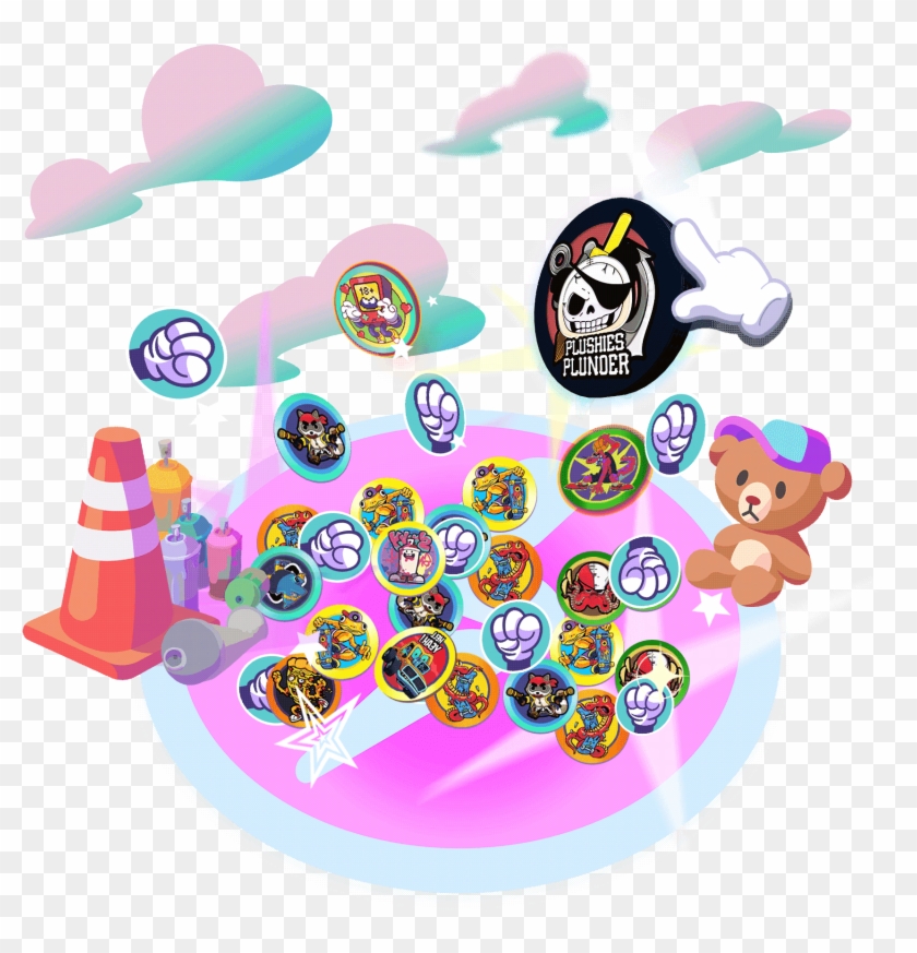Pogs Super Slam Clipart