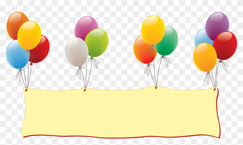 Clipart Resolution 1600*886 - Gif Balloon Png Transparent Png