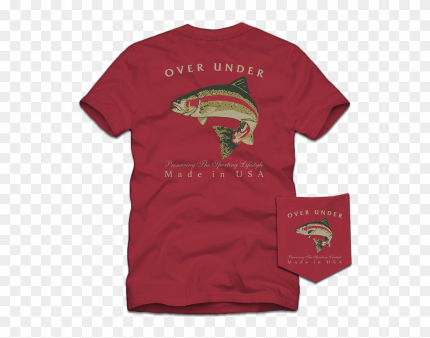 S/s Rainbow Trout T-shirt Lighthouse - Playeras Gas Monkey Clipart #2560930