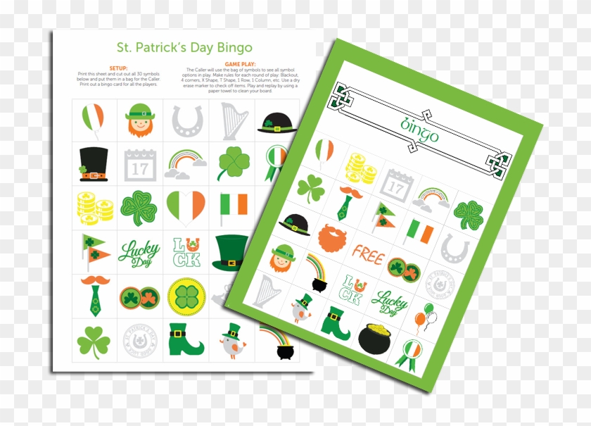 Patrick's Day Bingo - Cartoon Clipart #2561255