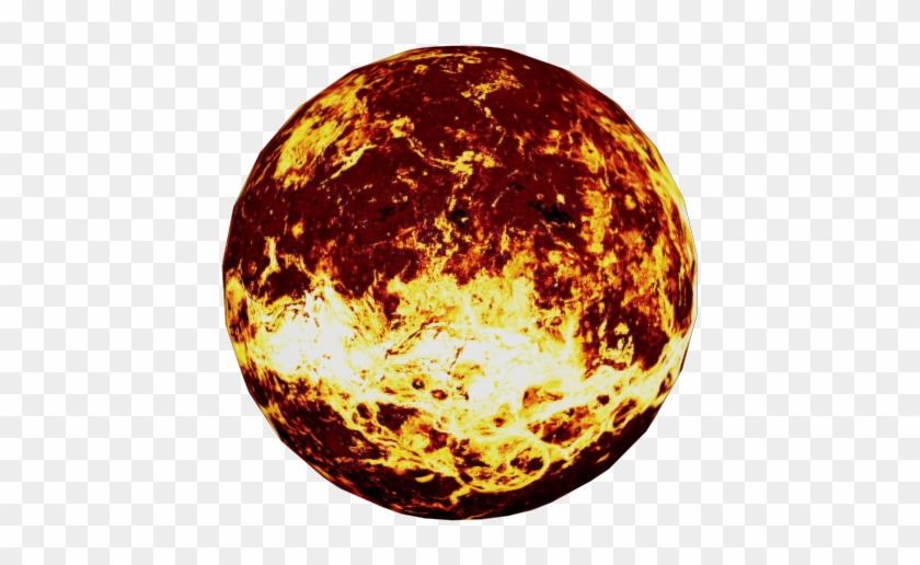 Planet Transparent Lava - Fantasy Planet Transparent Background Clipart