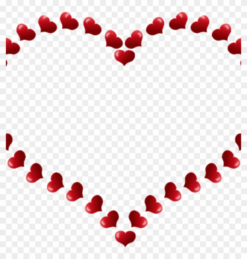 Wedding Border Clipart Free Clip Art Borders Wedding - Heart Shape Border Design - Png Download