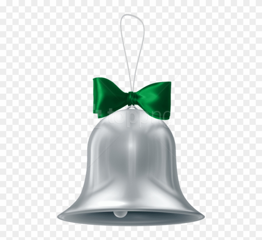 Free Png Christmas Silver Bell Png Images Transparent - Silver Bell Clipart Png