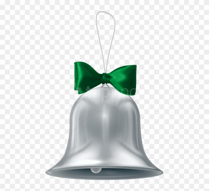 Christmas Silver Bell Transparent PNG Clip Art​