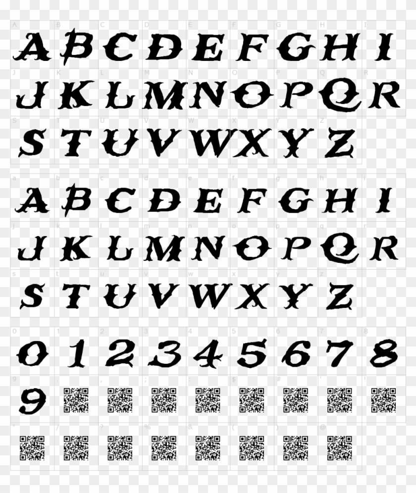 Rusty Nail Font - Citrus Fruits フォント Clipart