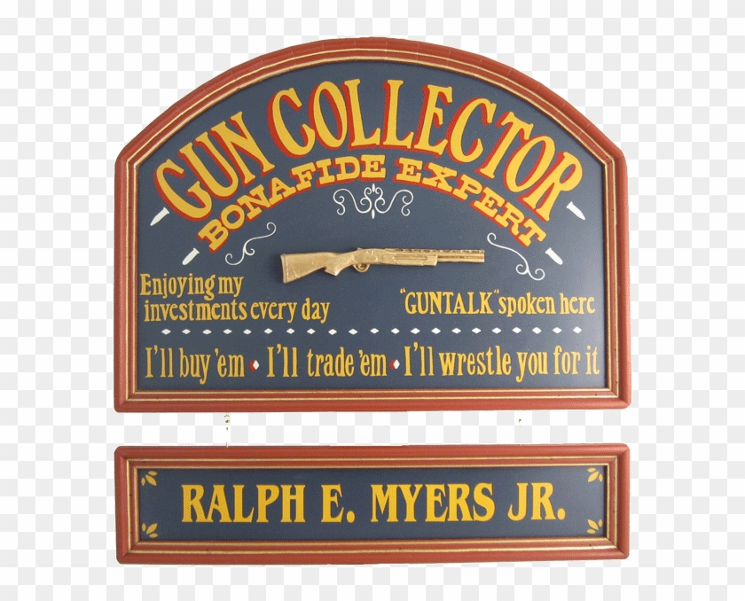 Gun Collector Guide Sign 18"x24" - Parallel Clipart