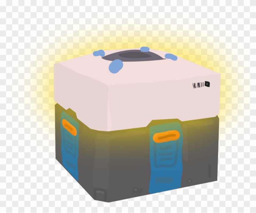 Overwatch Loot Box Transparent - Overwatch Loot Box Drawing Clipart