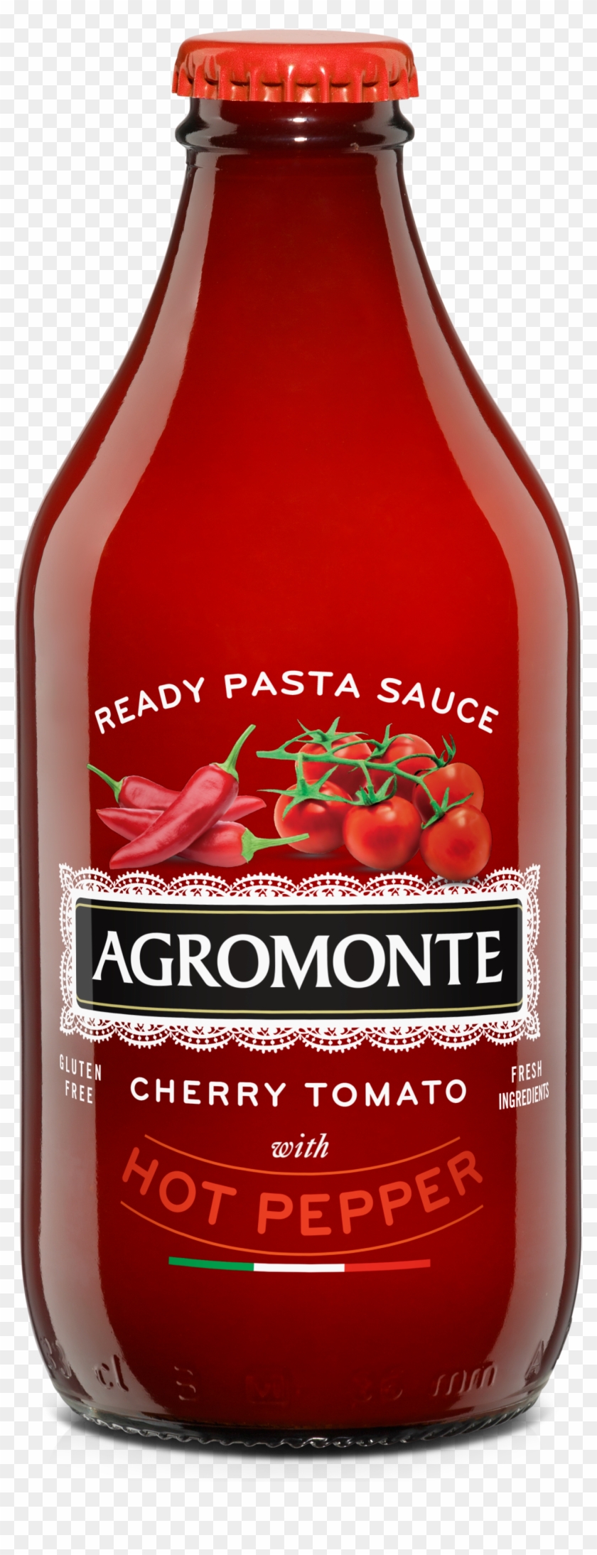 Ready To Use Cherry Tomato Pasta Sauce With Hot Pepper - Agromonte Kirschtomaten Clipart