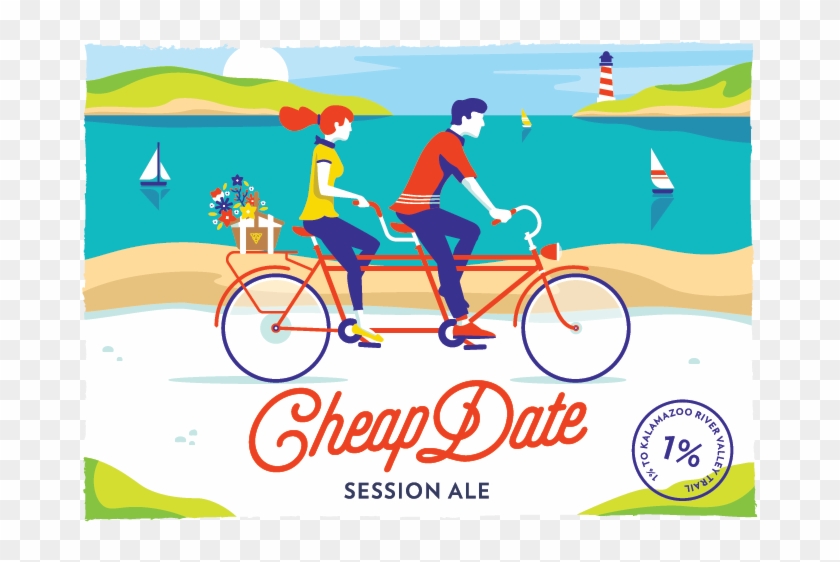 Carriage Clipart Hand Mirror - Arcadia Cheap Date Session Ale - Png Download