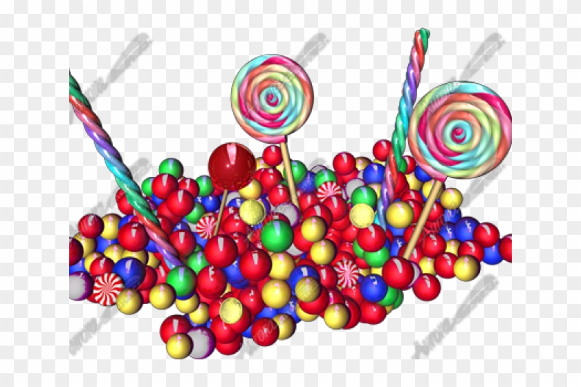 Candy Clipart Pile - Pile Of Candy Png Transparent Png