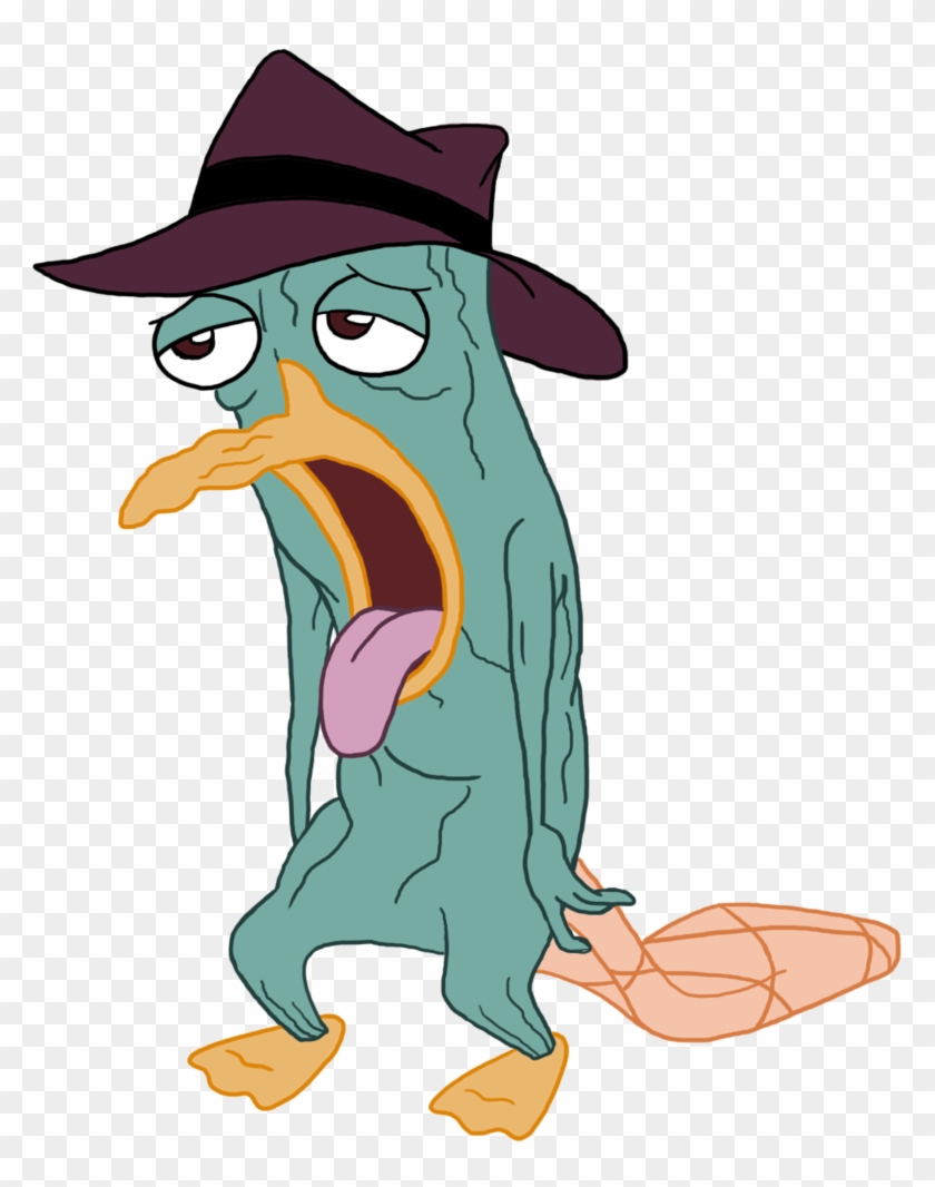 Perry The Dehydrapus - Dried Perry The Platypus Clipart