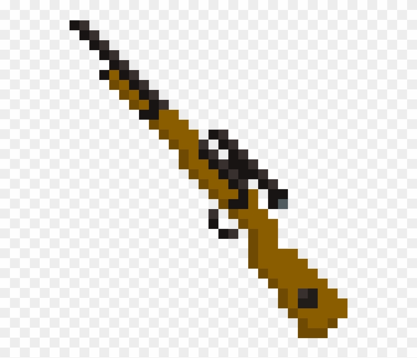 Zlvnwjr - Minecraft Pixel Art Sniper Clipart #2564736