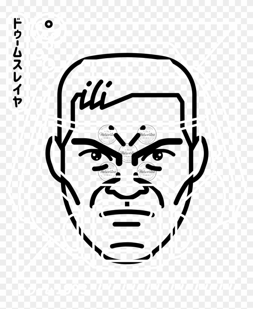 Cyber Helmet Doomguy V2 - Illustration Clipart #2564966