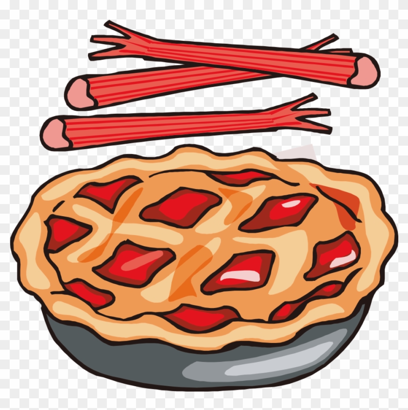 Pie Watercolor Png - Rhubarb Pie Clipart #2565011