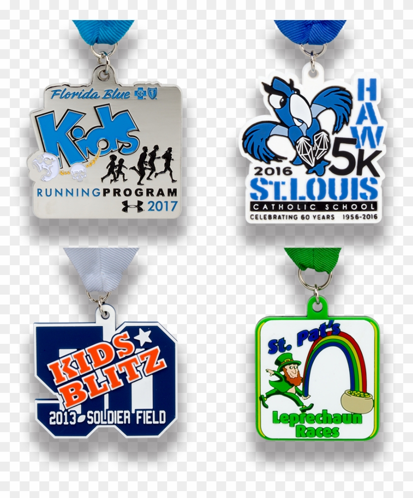 Kids Running Medals Clipart #2565014