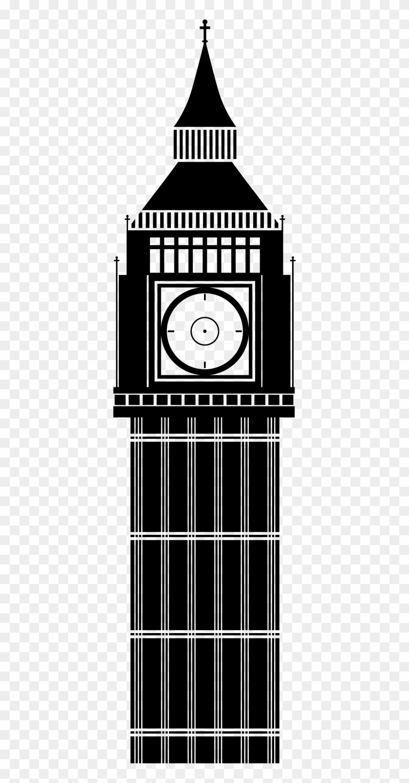 Big Ben Wall Decal - Relógio Big Ben Desenho Clipart
