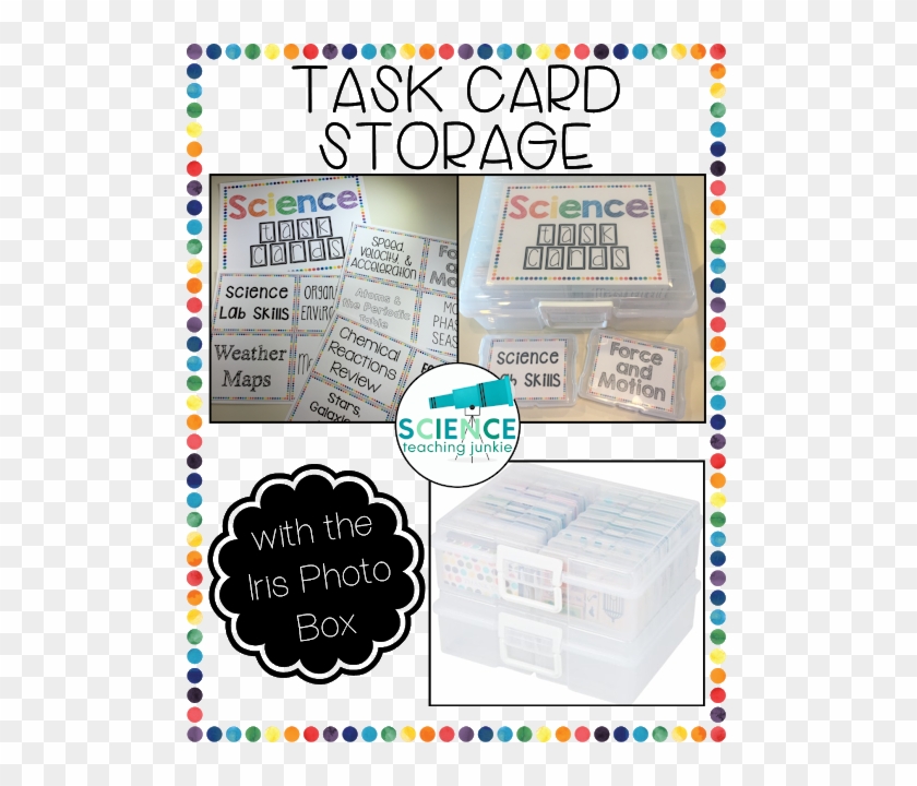 Task Card Storage & Organizational System - Paper Clipart