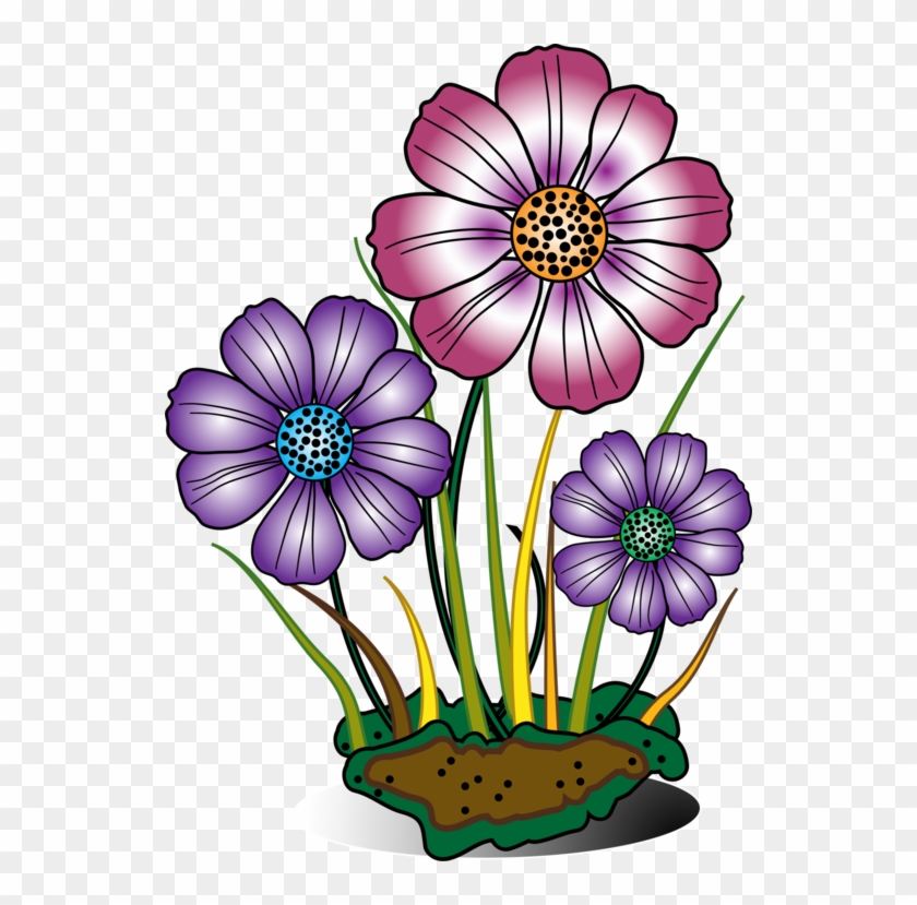 Wildflower Drawing Art Watercolor Painting - Clip Art Flowers Bloom - Png Download #2565251