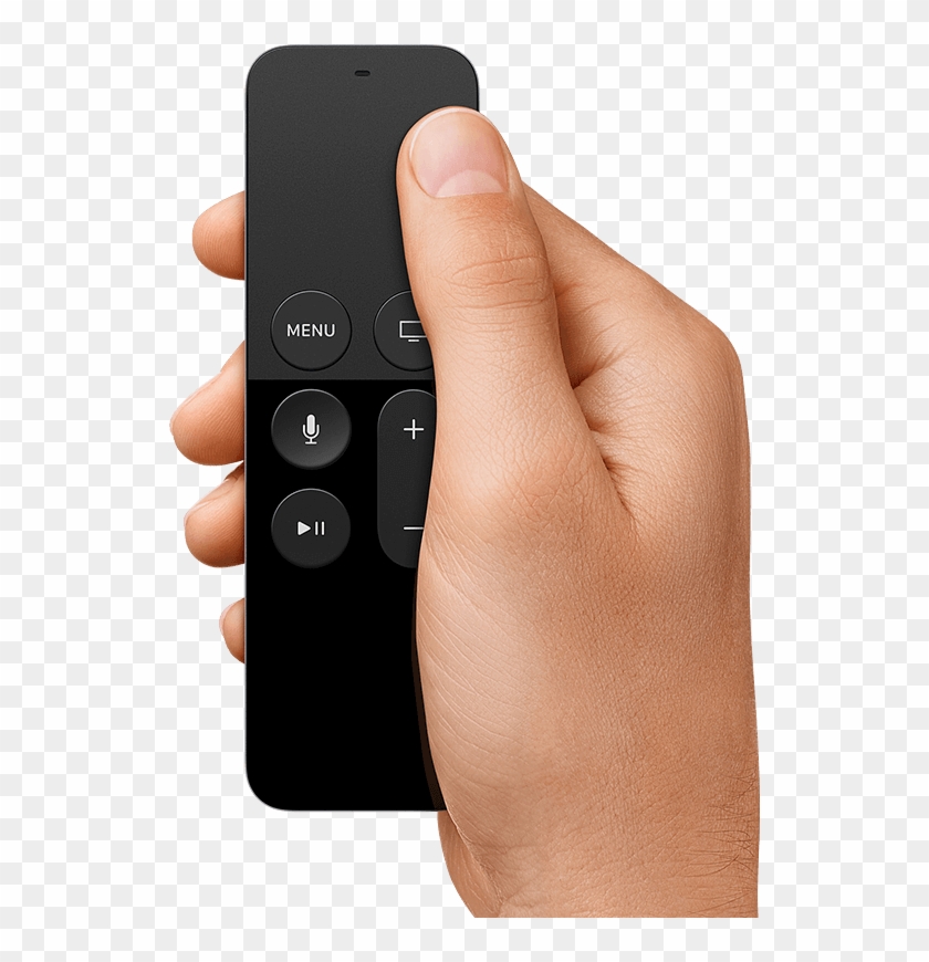 Now It Comes To The Remote - Apple Tv 4 Remote Png Clipart