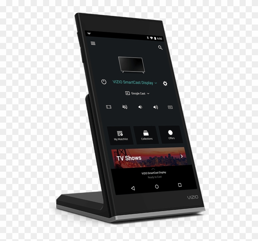 All Your Entertainment Within Control - Vizio 6 Tablet Remote Clipart