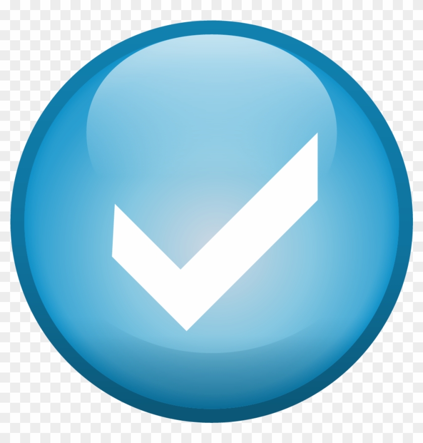 Share This Article - Simbolo Ok Png Azul Clipart
