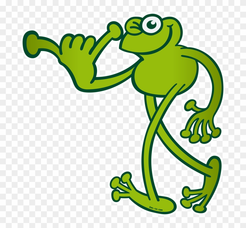 Green Frog Clipart Vector - Frog In Hawaii Shirt - Png Download