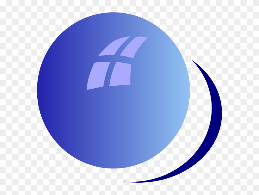 Blue Bubble Cirlce Svg Clip Arts 600 X 552 Px - Circle - Png Download #2566930