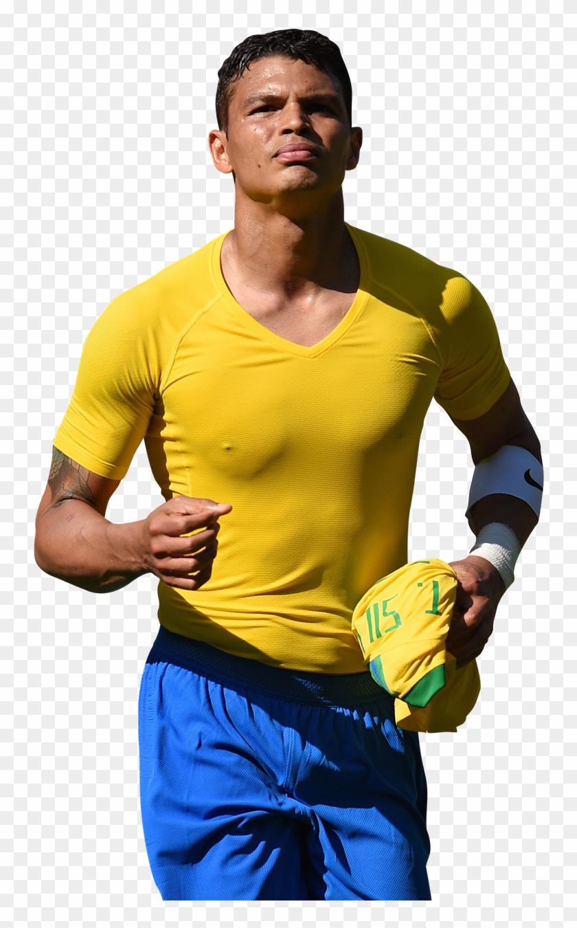 Thiago Silva, Sou, Brazil, Soccer Players, The Selection - Rugby Player Clipart