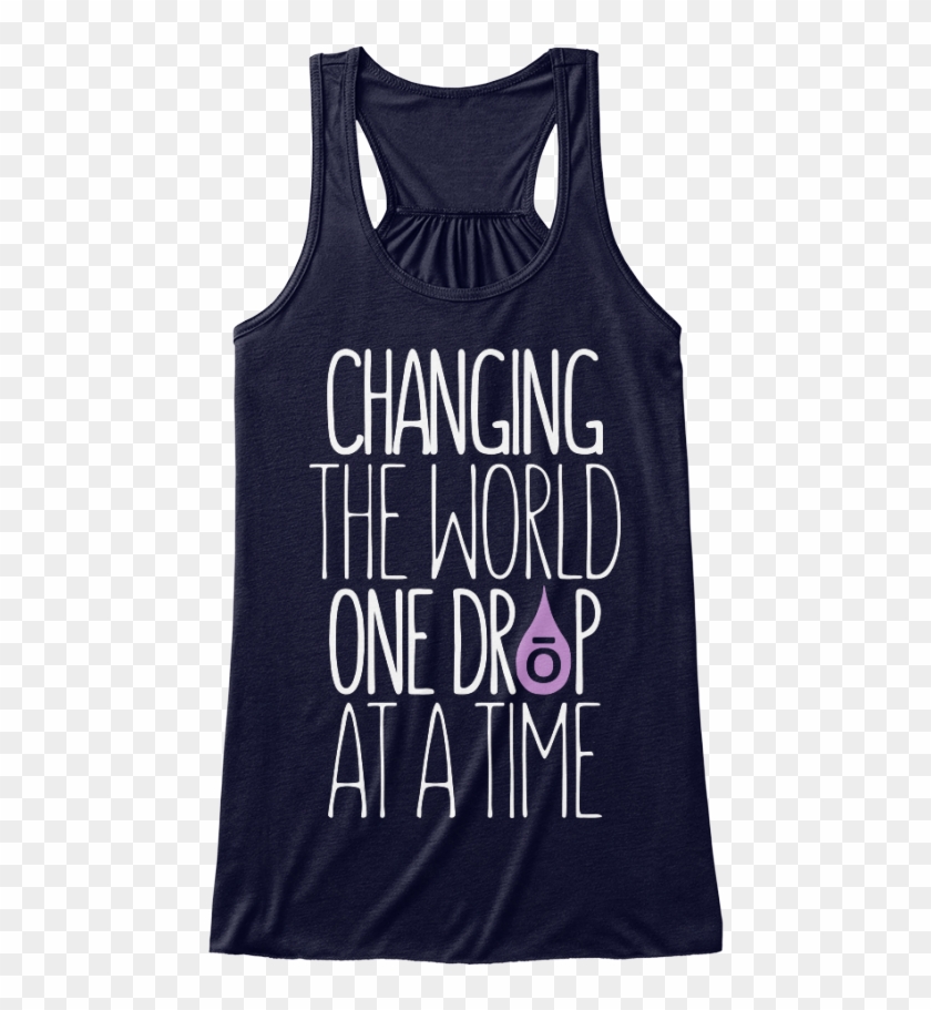 "changing The World One Drop At A Time" Doterra Wellness - Pole Fitness Shirts Clipart #2567110