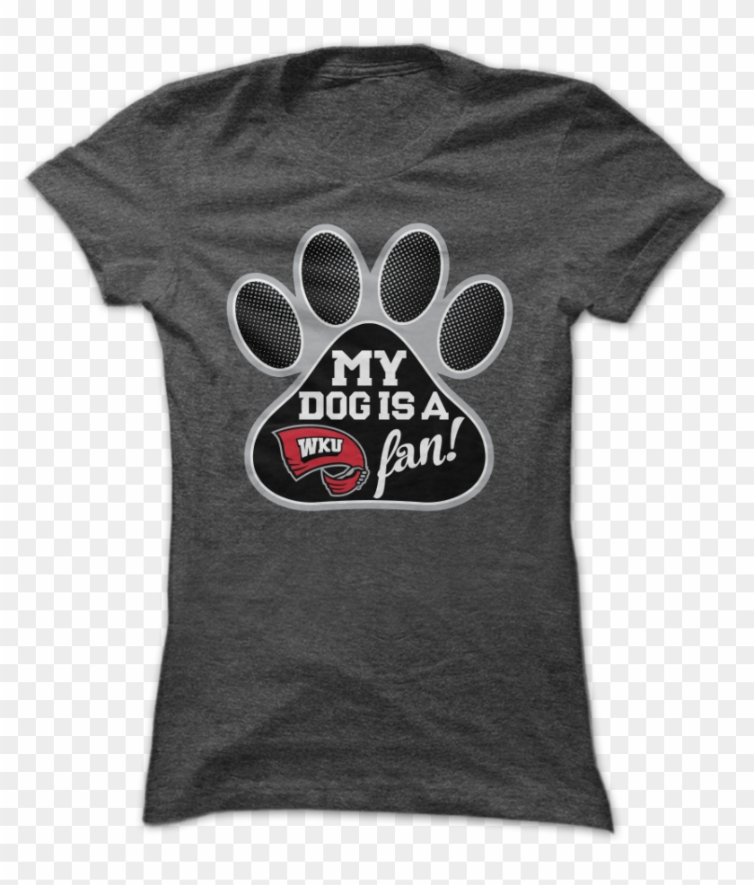Clip Royalty Free Library Dog Is A Fan Of Western Kentucky - T Shirt Portuguese Women - Png Download #2567333