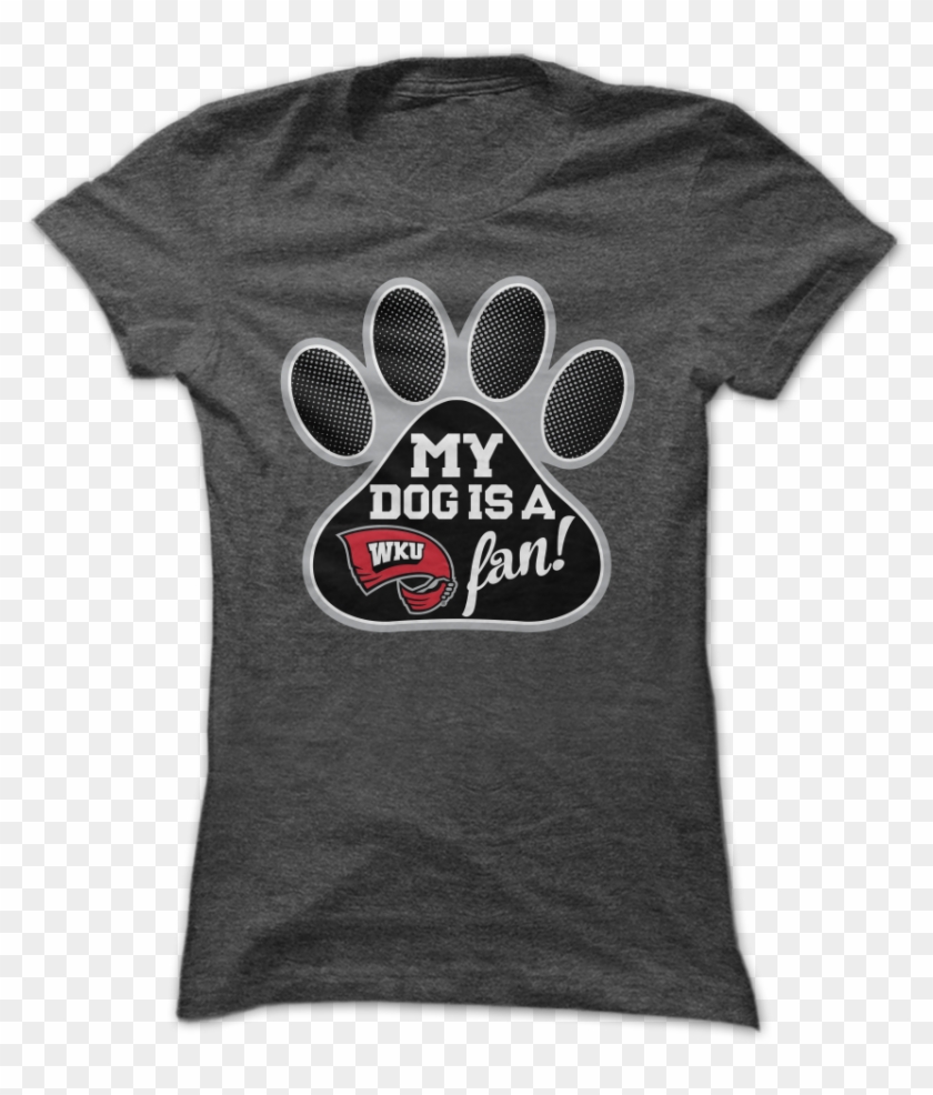 Clip Royalty Free Library Dog Is A Fan Of Western Kentucky - T Shirt Portuguese Women - Png Download