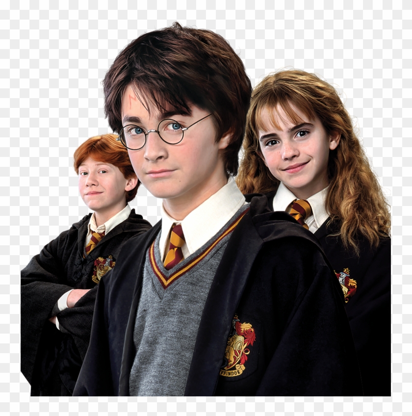 Harry Potter™, Ron Weasley™, Hermione Granger™ Group - Harry Potter Ron Y Hermione Png Clipart #2567375