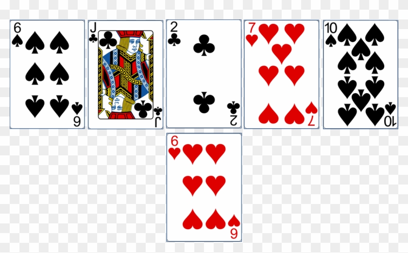 Playing Cards Clubs And Spades , Png Download - 7 Of Hearts Playing Cards Clipart