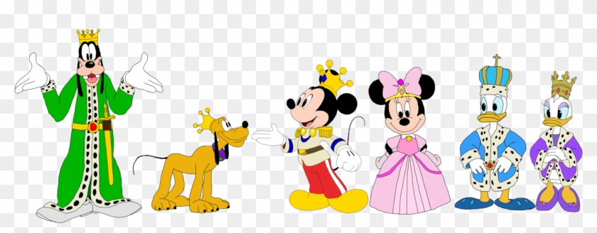 Mickey Mouse Club Png - Princess Minnie And Prince Mickey Clipart