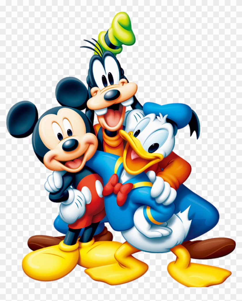 Skis Clipart Mickey Mouse - Mickey Mouse Donald Duck - Png Download