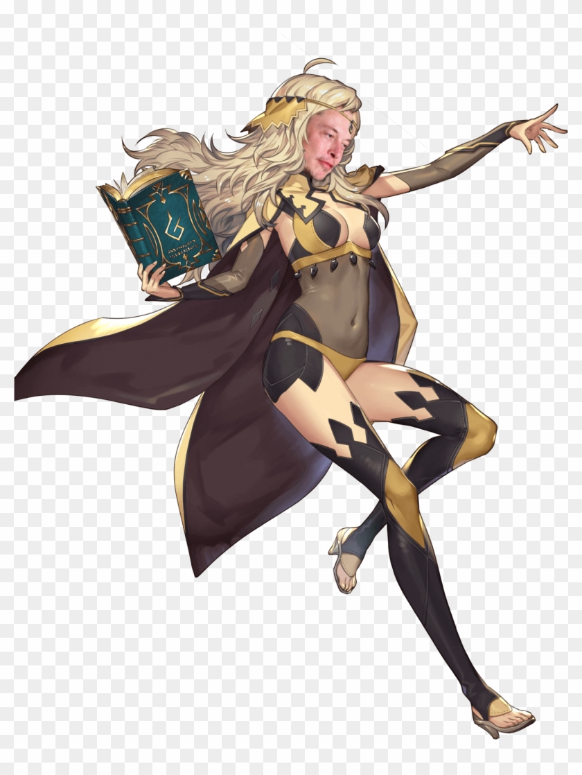 I Made Elon Musk Into An Anime Girl - Ophelia Fire Emblem Clipart