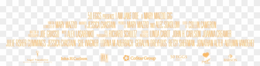 50 Eggs Presents I Am Jane Doe A Mary Mazzio Gig - Tan Clipart