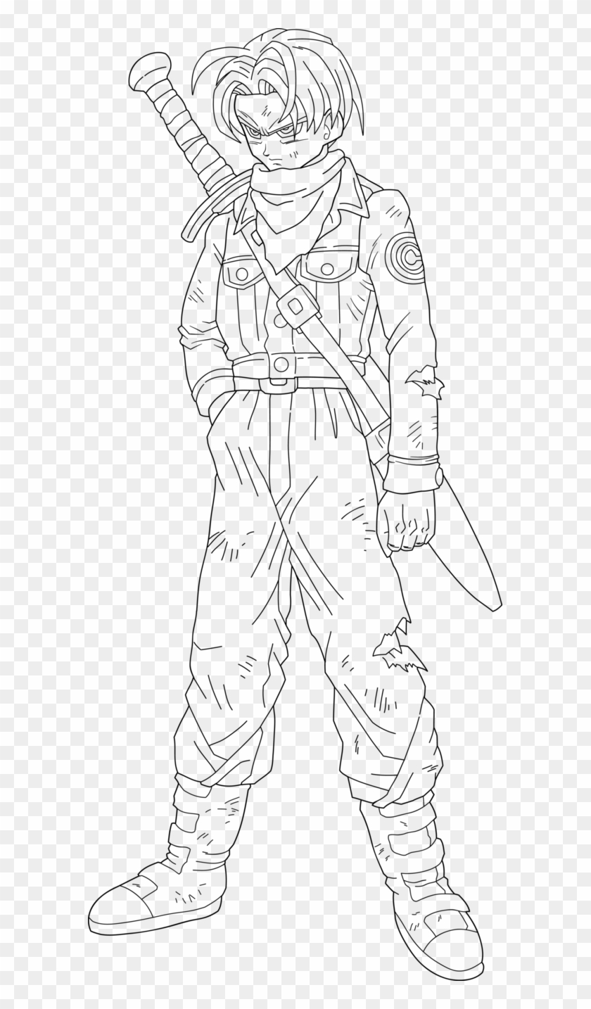 How To Draw Kid Gohan Fresh Collection Of Free Dragonball - Future Trunks Dragon Ball Super Drawing Clipart