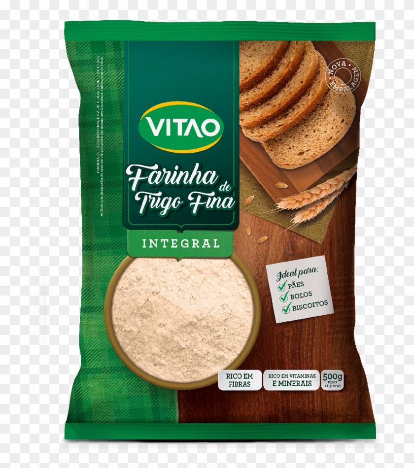 Farinha De Trigo Integral Fina - Farinha De Trigo Vegana Clipart
