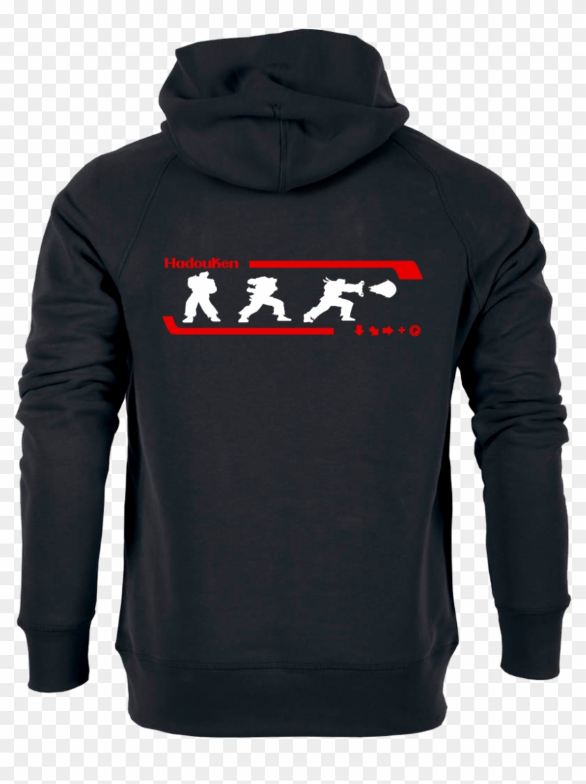 Hadouken Sweatshirt Stanley Hoodie Black Clipart #2568942